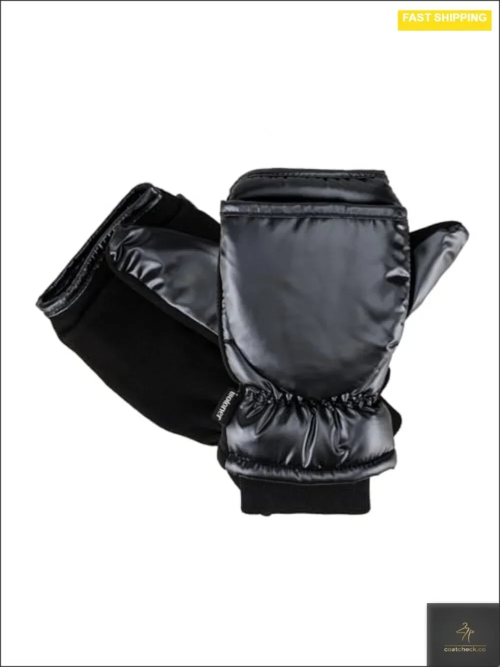 Water Repellent Touchscreen Gloves with Flip Top Mittens SmarTouch SleekHeat